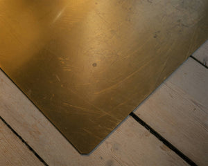 FRAMA 90° Floor Light | Brass