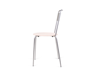 FRAMA Petit Rond Chair | Stainless Steel / Leather Seat
