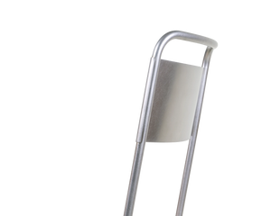 FRAMA Petit Rond Chair | Stainless Steel / Leather Seat