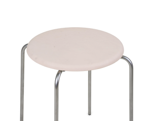 FRAMA Petit Rond Stool | Stainless Steel / Leather Seat
