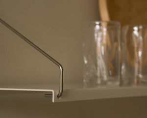 FRAMA Library Shelf | Warm White Steel | D27 / W60