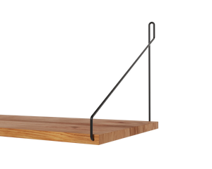FRAMA Single Shelf | Natural Oak / Black | D27 / W40
