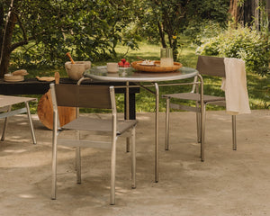 Union Chair | Aluminum / Taupe Mesh