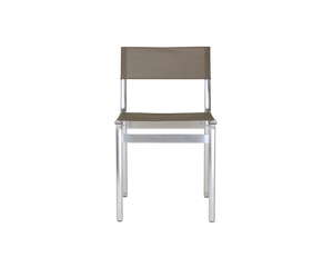 Union Chair | Aluminum / Taupe Mesh
