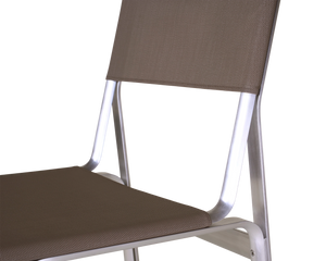 Union Chair | Aluminum / Taupe Mesh