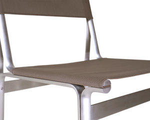 Union Chair | Aluminum / Taupe Mesh