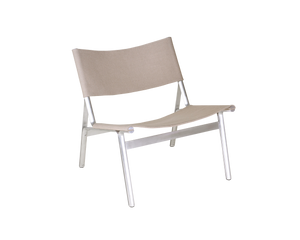 FRAMA Union Easy Chair | Aluminum / Sandstone Linen