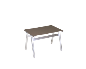 Union Stool | Aluminum / Taupe Mesh