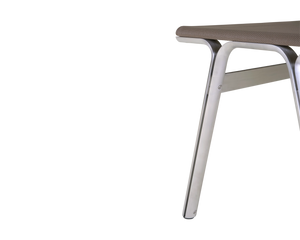 Union Stool | Aluminum / Taupe Mesh