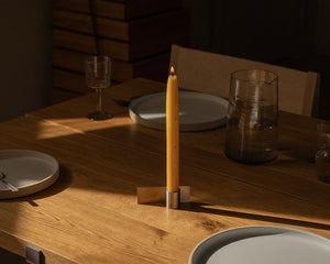 Fundament Candle Holder | Stainless Steel | Form 2
