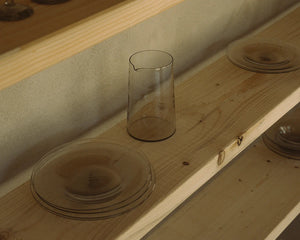 Isle Glass Pitcher | Light Smoke
