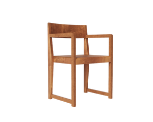 FRAMA Armrest Chair 01 | Warm Brown Birch