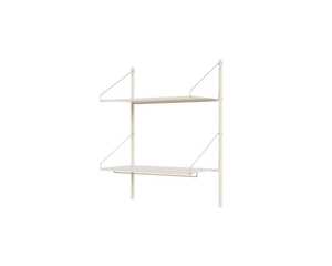 Shelf Library Hanger Section | Warm White Steel | H108.4 / W80