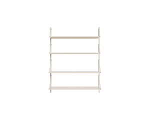 Shelf Library Single Section | Warm White Steel | H108.4 / W80