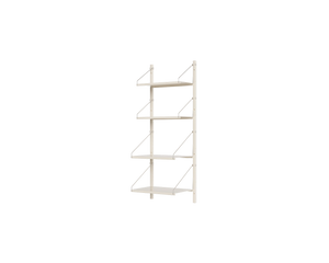 Shelf Library Single Section | Warm White Steel | H108.4 / W40