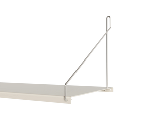 FRAMA Single Shelf | Warm White Steel | D27 / W80