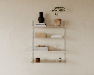 FRAMA Shelf Library Modular Shelving System White Steel