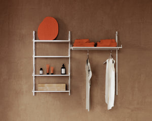 FRAMA Shelf Library Modular Shelving System White Steel