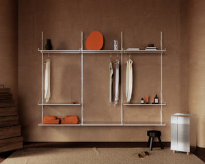 FRAMA Shelf Library Hanger Section | Warm White Steel | H1852 / W80