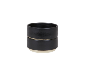 FRAMA Otto Ceramic Bowls Set of Two | Black | Medium