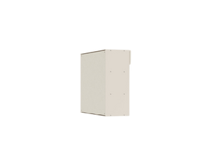 Shelf Library Canvas Cabinet | Warm White Steel / Canvas
