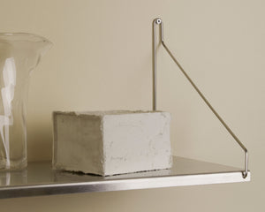 FRAMA Single Shelf | Stainless Steel | D27 / W80 / Context