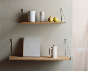 FRAMA Shelf Natural Oak D20/W80 Steel / Context